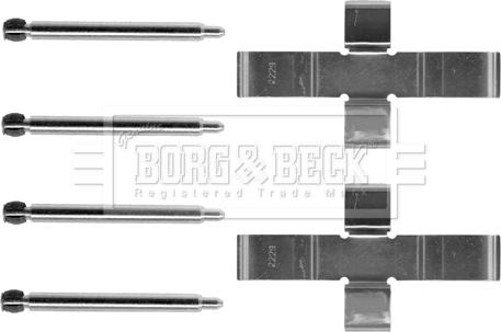 Borg & Beck BBK1086 - Piederumu komplekts, Disku bremžu uzlikas autodraugiem.lv