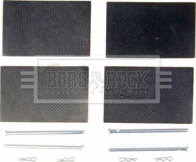 Borg & Beck BBK1035 - Piederumu komplekts, Disku bremžu uzlikas autodraugiem.lv