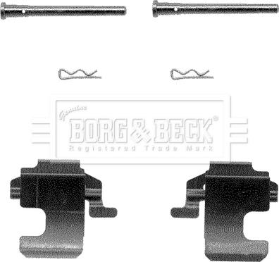 Borg & Beck BBK1029 - Piederumu komplekts, Disku bremžu uzlikas autodraugiem.lv