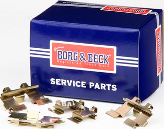 Borg & Beck BBK1142 - Piederumu komplekts, Disku bremžu uzlikas autodraugiem.lv