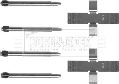 Borg & Beck BBK1186 - Piederumu komplekts, Disku bremžu uzlikas autodraugiem.lv