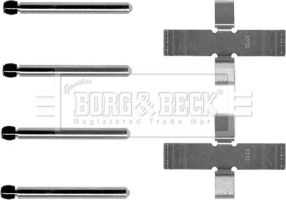 Borg & Beck BBK1126 - Piederumu komplekts, Disku bremžu uzlikas autodraugiem.lv