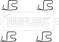 Borg & Beck BBK1391 - Piederumu komplekts, Disku bremžu uzlikas autodraugiem.lv