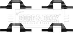 Borg & Beck BBK1392 - Piederumu komplekts, Disku bremžu uzlikas autodraugiem.lv