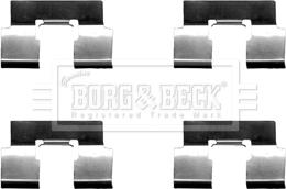 Borg & Beck BBK1340 - Piederumu komplekts, Disku bremžu uzlikas autodraugiem.lv