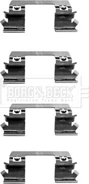 Borg & Beck BBK1369 - Piederumu komplekts, Disku bremžu uzlikas autodraugiem.lv