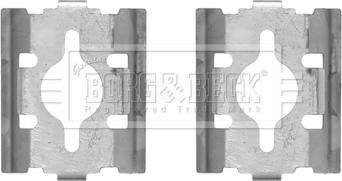 Borg & Beck BBK1300 - Piederumu komplekts, Disku bremžu uzlikas autodraugiem.lv