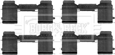 Borg & Beck BBK1303 - Piederumu komplekts, Disku bremžu uzlikas autodraugiem.lv
