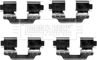 Borg & Beck BBK1326 - Piederumu komplekts, Disku bremžu uzlikas autodraugiem.lv