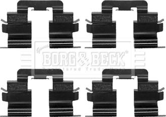 Borg & Beck BBK1376 - Piederumu komplekts, Disku bremžu uzlikas autodraugiem.lv