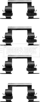 Borg & Beck BBK1370 - Piederumu komplekts, Disku bremžu uzlikas autodraugiem.lv