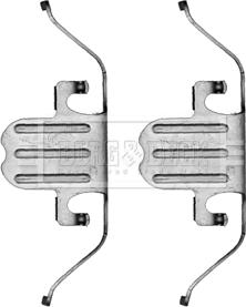 Borg & Beck BBK1290 - Piederumu komplekts, Disku bremžu uzlikas autodraugiem.lv