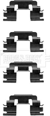 Borg & Beck BBK1298 - Piederumu komplekts, Disku bremžu uzlikas autodraugiem.lv