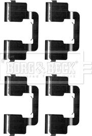 Borg & Beck BBK1250 - Piederumu komplekts, Disku bremžu uzlikas autodraugiem.lv
