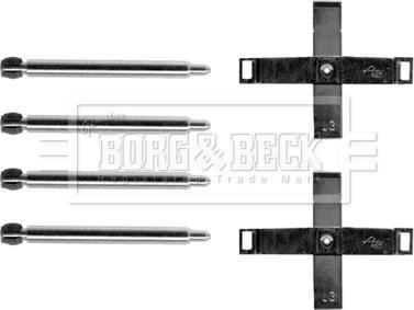Borg & Beck BBK1208 - Piederumu komplekts, Disku bremžu uzlikas autodraugiem.lv