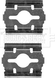 Borg & Beck BBK1215 - Piederumu komplekts, Disku bremžu uzlikas autodraugiem.lv