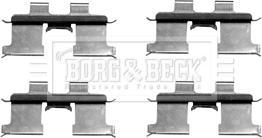 Borg & Beck BBK1285 - Piederumu komplekts, Disku bremžu uzlikas autodraugiem.lv