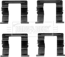 Borg & Beck BBK1232 - Piederumu komplekts, Disku bremžu uzlikas autodraugiem.lv