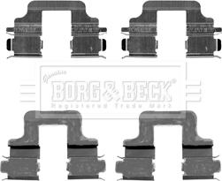 Borg & Beck BBK1224 - Piederumu komplekts, Disku bremžu uzlikas autodraugiem.lv
