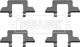 Borg & Beck BBK1220 - Piederumu komplekts, Disku bremžu uzlikas autodraugiem.lv