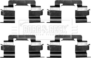 Borg & Beck BBK1275 - Piederumu komplekts, Disku bremžu uzlikas autodraugiem.lv