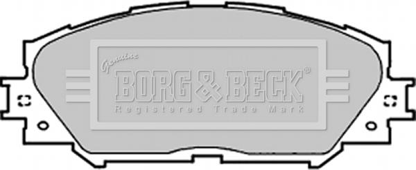 Borg & Beck BBP1991 - Bremžu uzliku kompl., Disku bremzes autodraugiem.lv