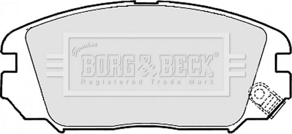 Borg & Beck BBP1956 - Bremžu uzliku kompl., Disku bremzes autodraugiem.lv