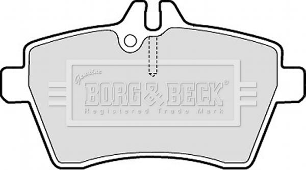 Borg & Beck BBP1950 - Bremžu uzliku kompl., Disku bremzes autodraugiem.lv