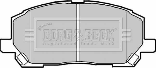 Borg & Beck BBP1951 - Bremžu uzliku kompl., Disku bremzes autodraugiem.lv