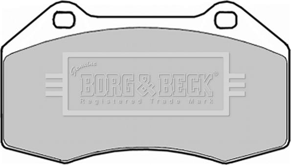 Borg & Beck BBP1909 - Bremžu uzliku kompl., Disku bremzes autodraugiem.lv
