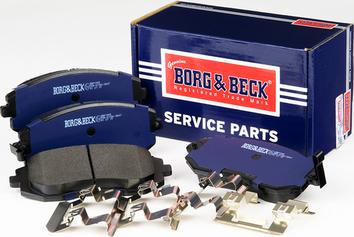 Borg & Beck BBP1905 - Bremžu uzliku kompl., Disku bremzes autodraugiem.lv