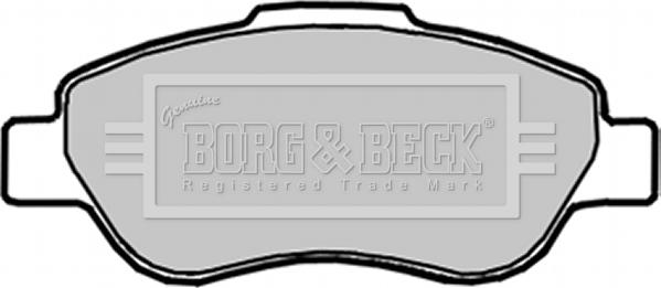 Borg & Beck BBP1914 - Bremžu uzliku kompl., Disku bremzes autodraugiem.lv