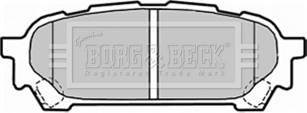 Borg & Beck BBP1935 - Bremžu uzliku kompl., Disku bremzes autodraugiem.lv