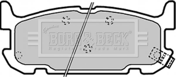 Borg & Beck BBP1936 - Bremžu uzliku kompl., Disku bremzes autodraugiem.lv