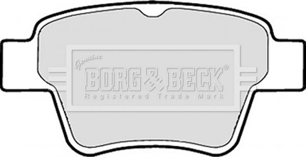 Borg & Beck BBP1920 - Bremžu uzliku kompl., Disku bremzes autodraugiem.lv