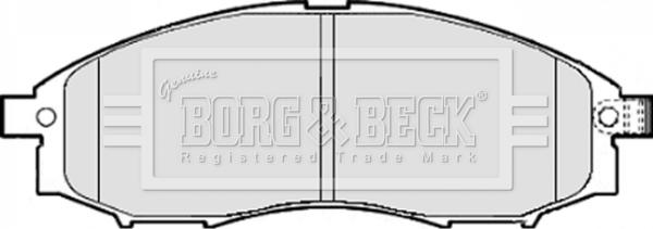 Borg & Beck BBP1922 - Bremžu uzliku kompl., Disku bremzes autodraugiem.lv