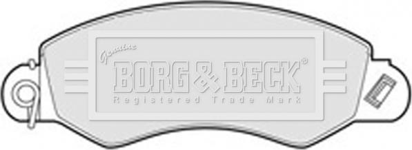 Borg & Beck BBP1976 - Bremžu uzliku kompl., Disku bremzes autodraugiem.lv