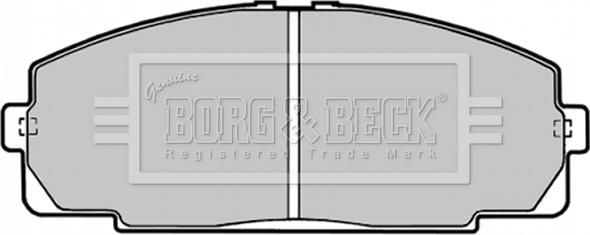 Borg & Beck BBP1451 - Bremžu uzliku kompl., Disku bremzes autodraugiem.lv