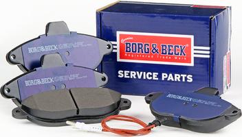 Borg & Beck BBP1461 - Bremžu uzliku kompl., Disku bremzes autodraugiem.lv