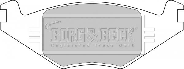Borg & Beck BBP1415 - Bremžu uzliku kompl., Disku bremzes autodraugiem.lv