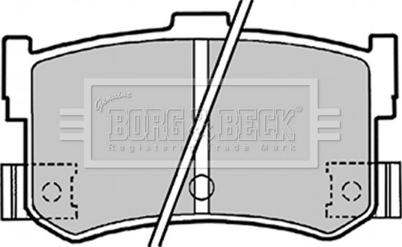Borg & Beck BBP1413 - Bremžu uzliku kompl., Disku bremzes autodraugiem.lv
