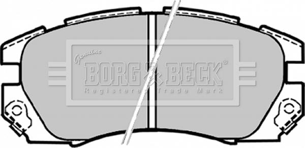 Borg & Beck BBP1479 - Bremžu uzliku kompl., Disku bremzes autodraugiem.lv