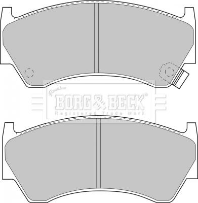 Borg & Beck BBP1470 - Bremžu uzliku kompl., Disku bremzes autodraugiem.lv