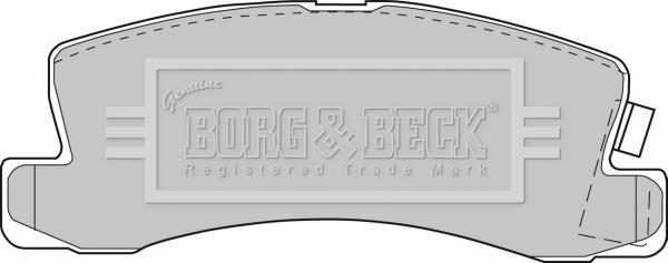 Borg & Beck BBP1477 - Bremžu uzliku kompl., Disku bremzes autodraugiem.lv