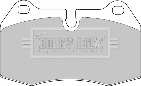 Borg & Beck BBP1596 - Bremžu uzliku kompl., Disku bremzes autodraugiem.lv