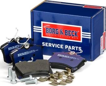 Borg & Beck BBP1542 - Bremžu uzliku kompl., Disku bremzes autodraugiem.lv