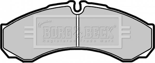 Borg & Beck BBP1554 - Bremžu uzliku kompl., Disku bremzes autodraugiem.lv