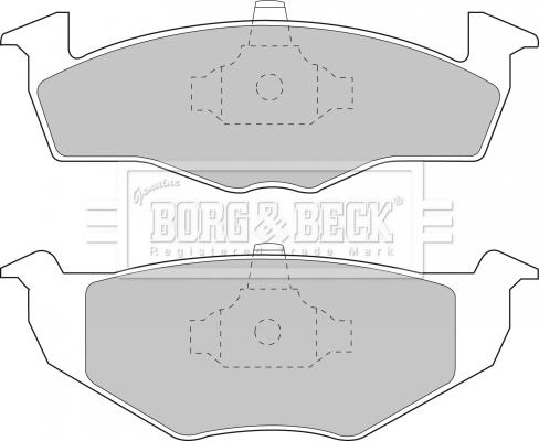 Borg & Beck BBP1555 - Bremžu uzliku kompl., Disku bremzes autodraugiem.lv