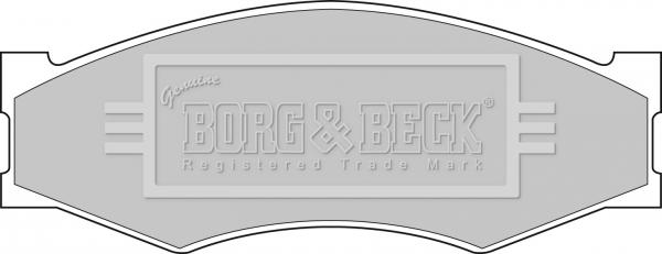 Borg & Beck BBP1551 - Bremžu uzliku kompl., Disku bremzes autodraugiem.lv