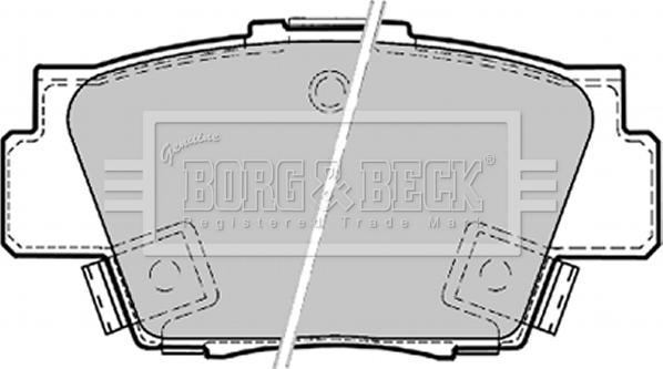 Borg & Beck BBP1569 - Bremžu uzliku kompl., Disku bremzes autodraugiem.lv